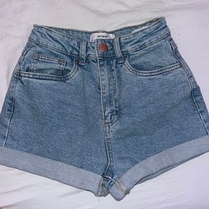 Cotton On High Rise Jean Shorts